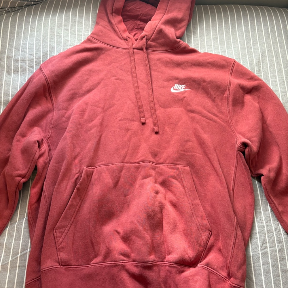 Men's Size L Orange Nike Hoodie